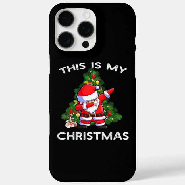 Coques Case-Mate iPhone C'est mon Noël drôle de Père Noël (Verso)