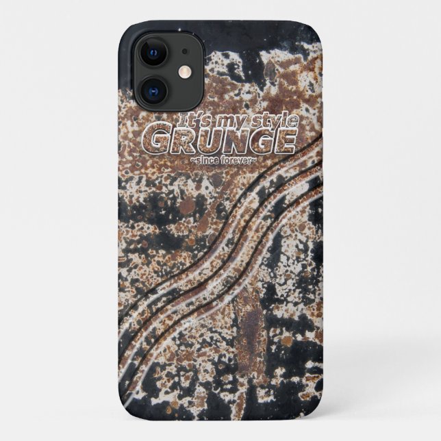 Coques Case-Mate iPhone C'est My Style GRUNGE Rusty Letters (Dos)