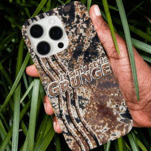 Coques iPhone 16 Pro C'est My Style GRUNGE Rusty Letters