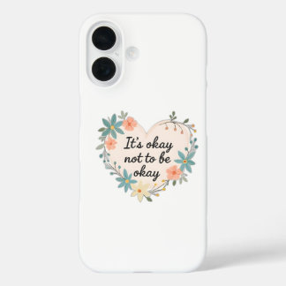 Coque Pour iPhone 16 c'est Okay de ne pas être Okay