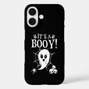 Coque Pour iPhone 16 C'est un garçon, Révélation du sexe de bébé Hallow