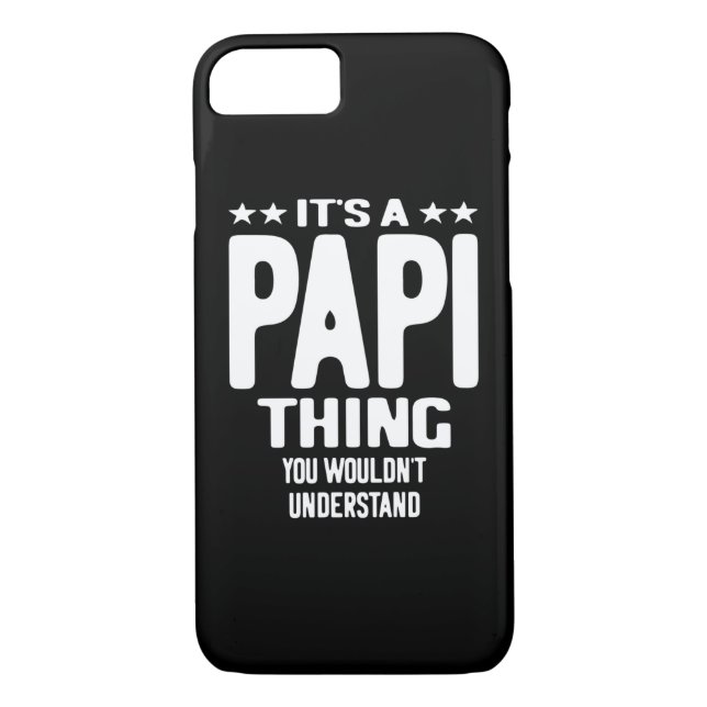 Coques Case-Mate iPhone C'est une chose papi | Cadeau Père (Dos)