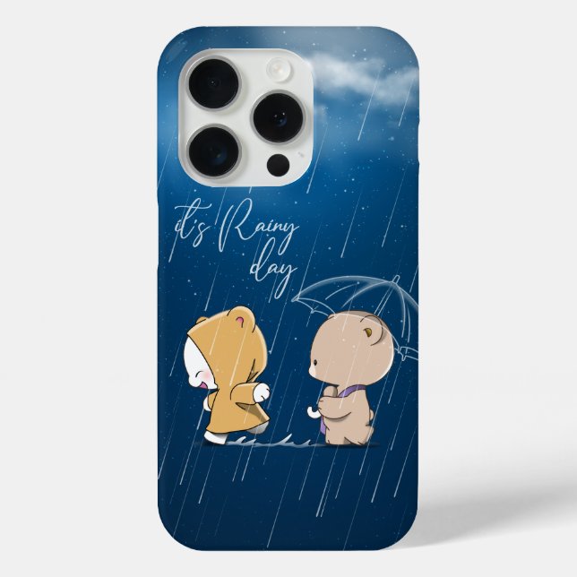 Coques Case-Mate iPhone C'est une journée pluvieuse |  (Verso)