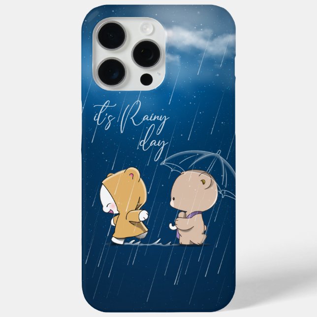 Coques Case-Mate iPhone C'est une journée pluvieuse |  (Verso)