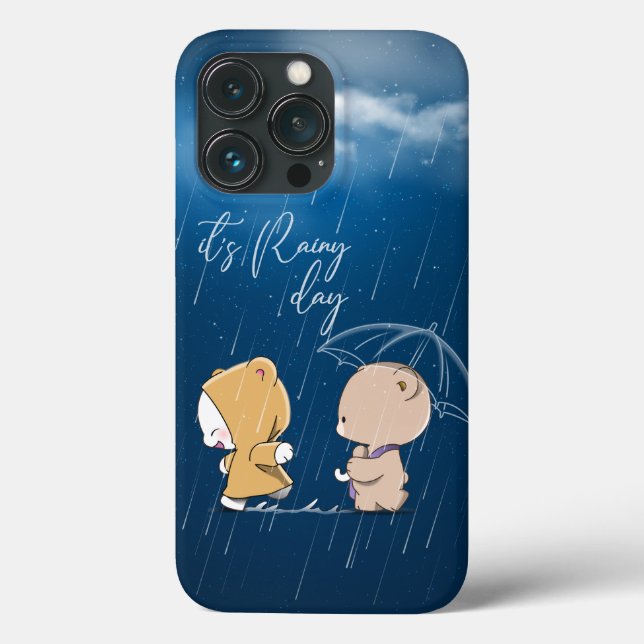 Coques Case-Mate iPhone C'est une journée pluvieuse |  (Verso)