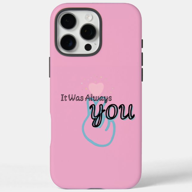 Coques Case-Mate iPhone C'était toujours toi – Citation d'amour (Verso)