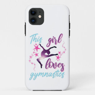 Case-Mate iPhone Case Cette Fille Aime La Gymnastique Étoiles Leap