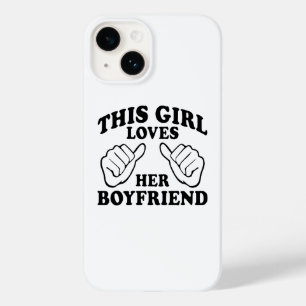 Coques Pour iPhone Cette fille aime son petit ami - Un cadeau pour lu
