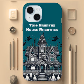 Coque Case-Mate iPhone Cette Maison Hantée Respire Vibes Éffrayantes Espr