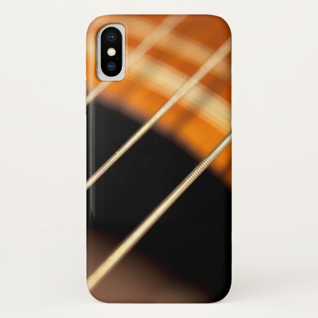 Coques Case-Mate iPhone Chaînes de guitare acoustique en vibration (Dos)
