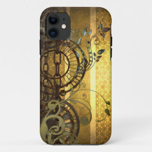 Coque Case-Mate Pour iPhone Chaînes de Steampunk et floral