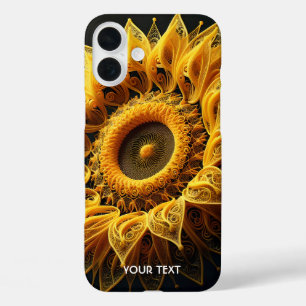 Coque Pour iPhone 16 Plus Chaînes de tournesol mignonnes Imaginaire