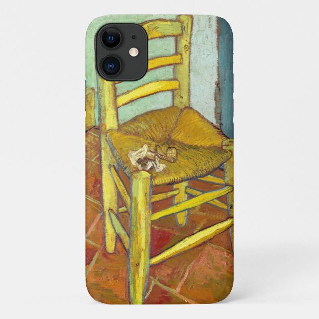 Coques Case-Mate iPhone Chaise de Vincent Van Gogh avec pipe (Dos)