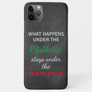 Case-Mate iPhone Case Chalkboard Mistletoe Holiday