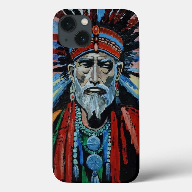 Coques Case-Mate iPhone chaman, sorcier, protecteur, amulette, grand-père (Verso)