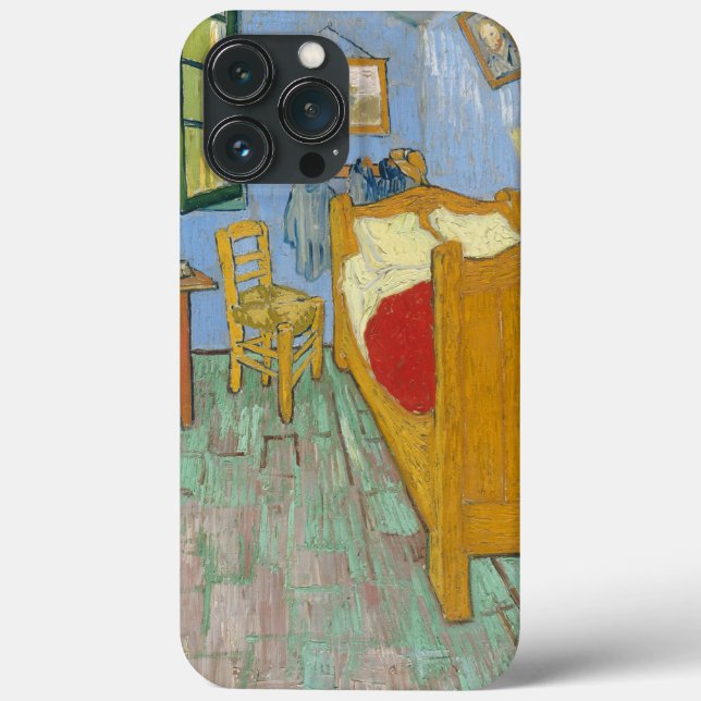Coques Case-Mate iPhone Chambre de Van Gogh à Arles - Classique Jaune & Bl (Verso)