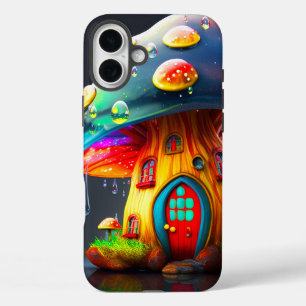 Coque Pour iPhone 16 Plus Chambres de champignons AI