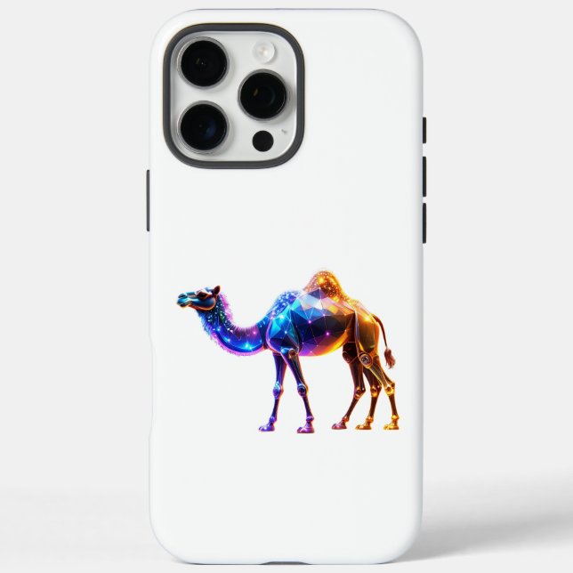 Coques Case-Mate iPhone Chameau Numérique Lumineux Art (Verso)