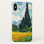 Case-Mate iPhone Case Champ de blé de Vincent Van Gogh avec Cyprès<br><div class="desc">Vincent Van Gogh Champ de blé avec Cyprès Vintage Fine Art Téléphone Case</div>