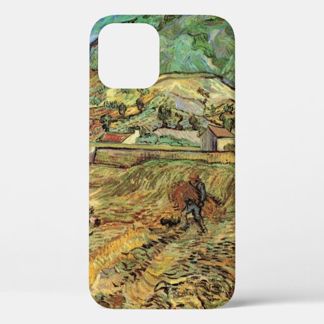 Coques Case-Mate iPhone Champ de blé fermé w Paysan par Vincent van Gogh (Verso)