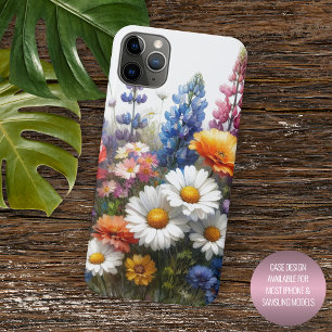 Case-Mate iPhone Case Champ de fleurs printanières colorées - Art floral