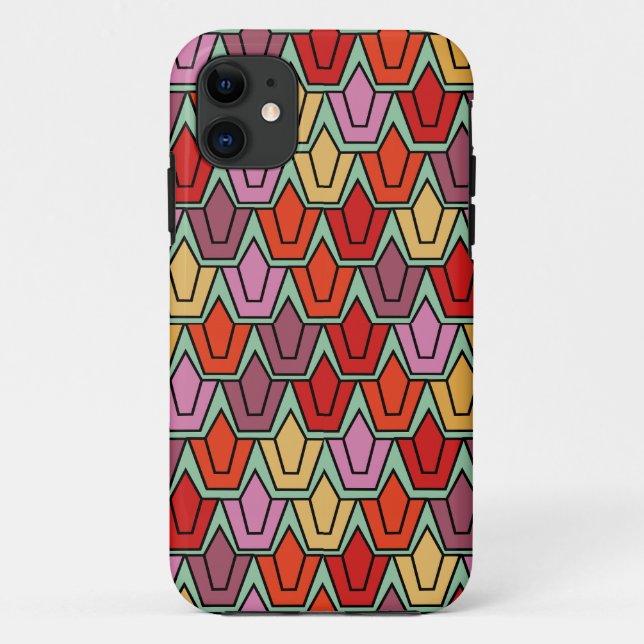 Coques Case-Mate iPhone Champ de tulipe mixte (Dos)