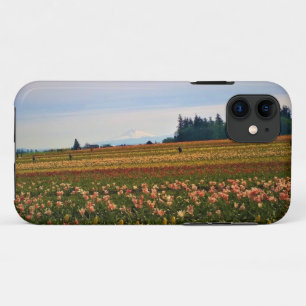 Case-Mate iPhone Case Champ de tulipes avec le mont Hood, Oregon