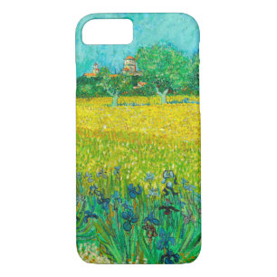Case-Mate iPhone Case Champ Van Gogh avec Irises près d'Arles
