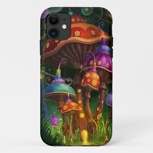 Coques Case-Mate iPhone Champignon magique (Dos)