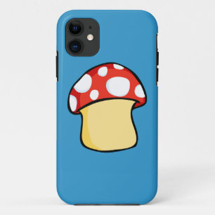 Coque Case-Mate Pour iPhone Champignon rouge et blanc de point de polka