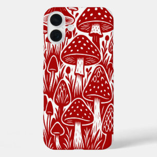 Coque Pour iPhone 16 Plus Champignons