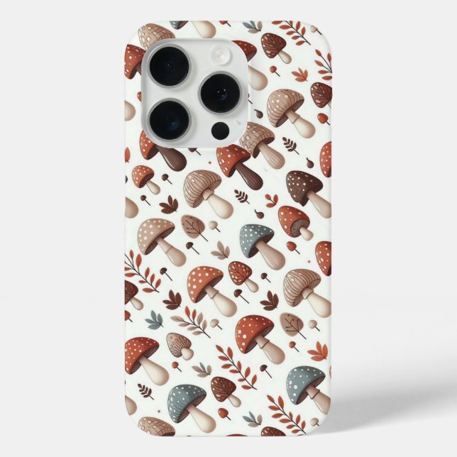 Coques Case-Mate iPhone Champignons en Marche (Verso)