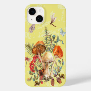Coque Case-Mate iPhone Champignons, libellules, papillons et escargots