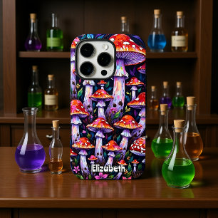 Coque iPhone 16 Pro Champignons Medley Motif