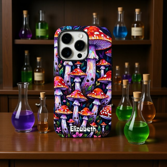 Coques Case-Mate iPhone Champignons Medley Motif (Créateur téléchargé)