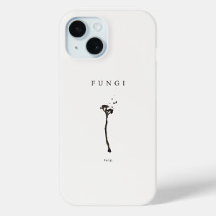 Coque Case-Mate iPhone champignons minimaux esthétique art linéaire conce