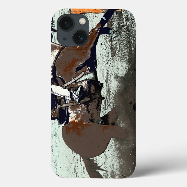 Coques Case-Mate iPhone Champion Barrel Racer Rodéo Horse et Rider (Verso)