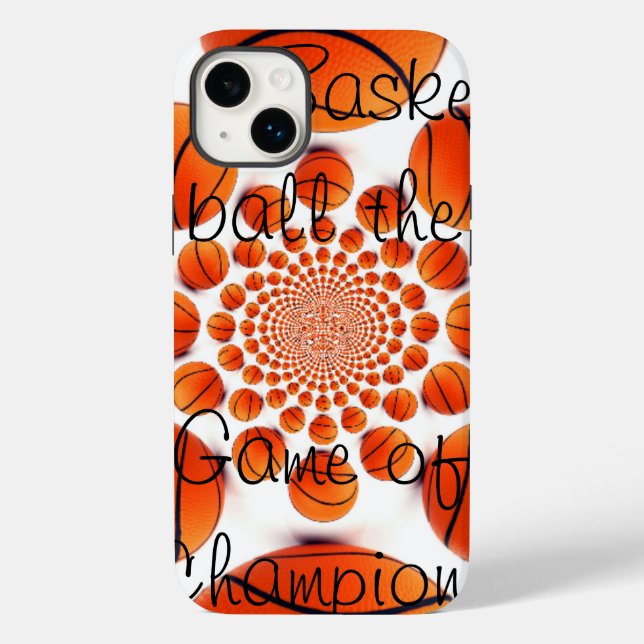 Coques Case-Mate iPhone Champion Court Vision : Basketball Jeu des Champs (Verso)