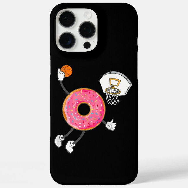 Coques Case-Mate iPhone Champion de la nourriture de trou de beignet à tre (Verso)