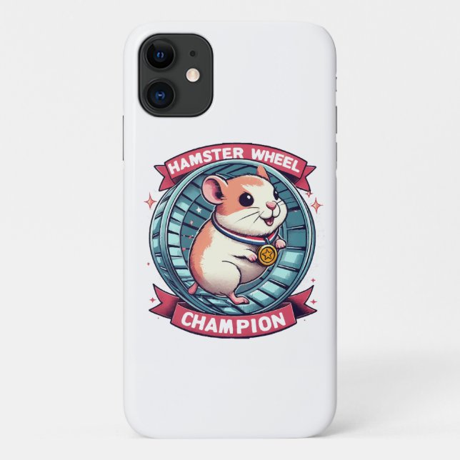 Coques Case-Mate iPhone Champion de roue de hamster (Dos)