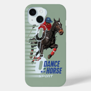 Coque Case-Mate iPhone Championnat de Polo Cavalier de Danse avec Cheval