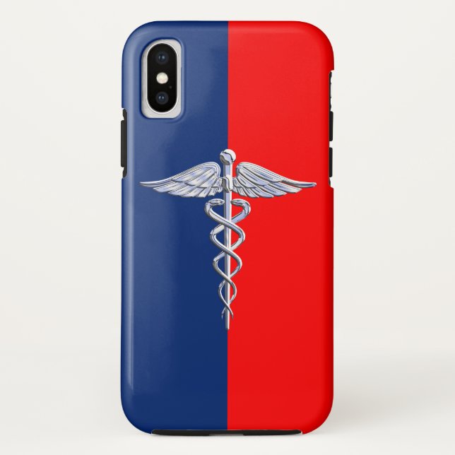 Coques Case-Mate iPhone Championnat Médicale de hockey sur glace Caduceus (Dos)