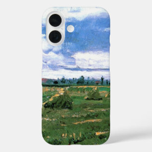 Coques iPhone 16 Champs de blé avec meules de Vincent van Gogh