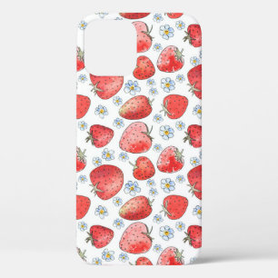 Case-Mate iPhone Case Champs de fraises : Fraîcheur d'été