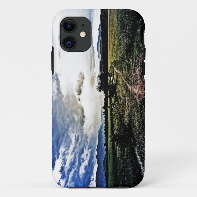 Coques Case-Mate iPhone Champs de riz sur le chemin (Dos)