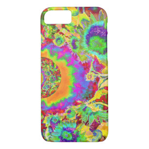 Etui iPhone Case-Mate Champs de tournesol d'aquarelle rétro élégant