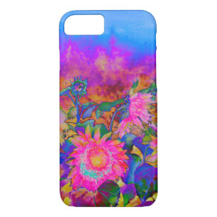 Coque Case-Mate Pour iPhone Champs de tournesol - rose