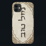 Coques Pour iPhone Chance hébreue juive de Mazel Tov bonne<br><div class="desc">Tov juif de mazel envoyant des félicitations hébreues et la bonne chance à votre famille et amis pour des vacances juives et des occasions spéciales.</div>