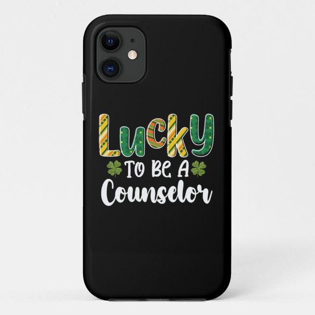 Coques Case-Mate iPhone Chanceux d'être un conseiller d'école St Patrick's (Dos)