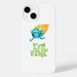 Coque Case-Mate iPhone Changement climatique amusant Conception de la Ter